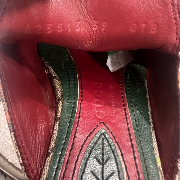 Gucci Multicolor GG Canvas Princetown Horsebit Tian Print Mules - Picture 11 of 12